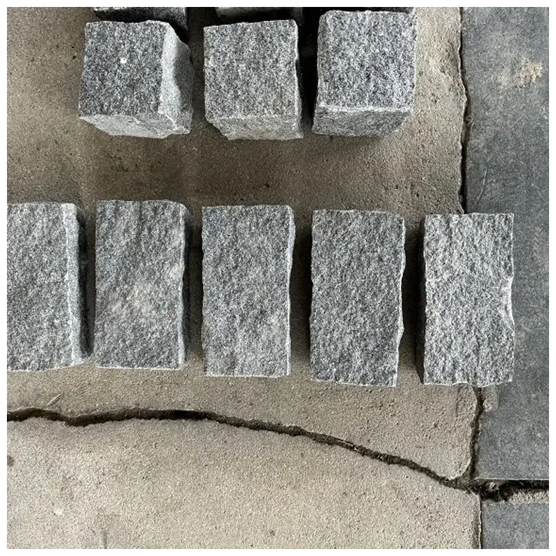 Chinese Dark Grey Granite G654 Outdoor Cubestone