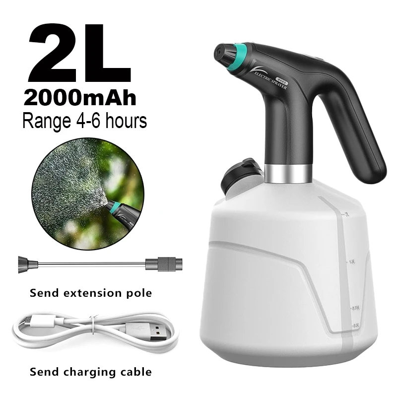 2L Agricultural Electric Spray Household Automatic Water Spray Sprayer Disinfection Spray Garden Irrigation Tools