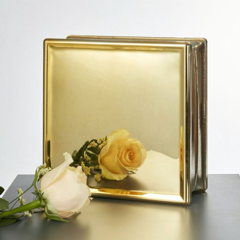 Stunning Electroplated Blue Glass Wall Bricks for Modern Interiors Glass Block Brick