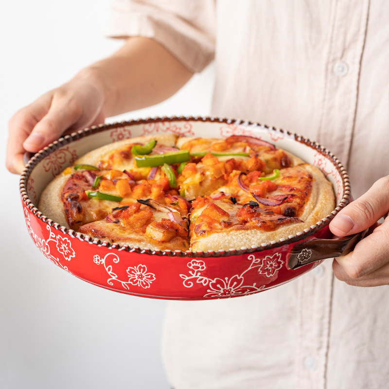 Microwave Safe Ceramic Dishes Plates Ceramic Tableware Bakeware Dinnerware Pizza Dinner Plates