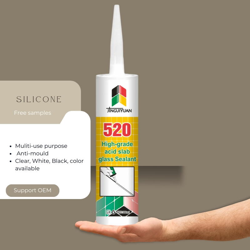 Durable Waterproof Acetic Silicone Sealant for Glass and Metal