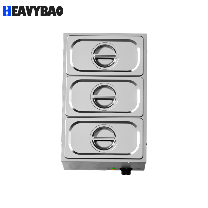 Heavybao Industrial CE Stainless Steel Electric Bain Marie Buffet Food Warmer