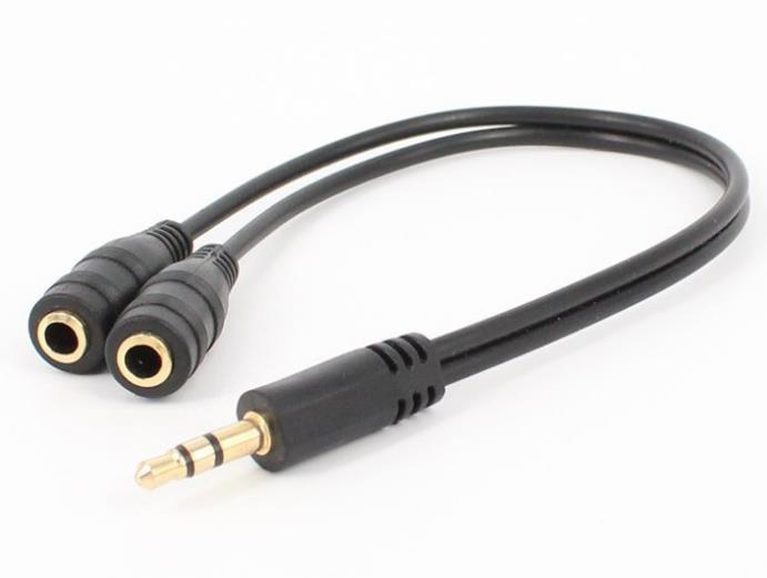 Аудио-кабель 3.5 мм Jack на 2x3.5 мм
