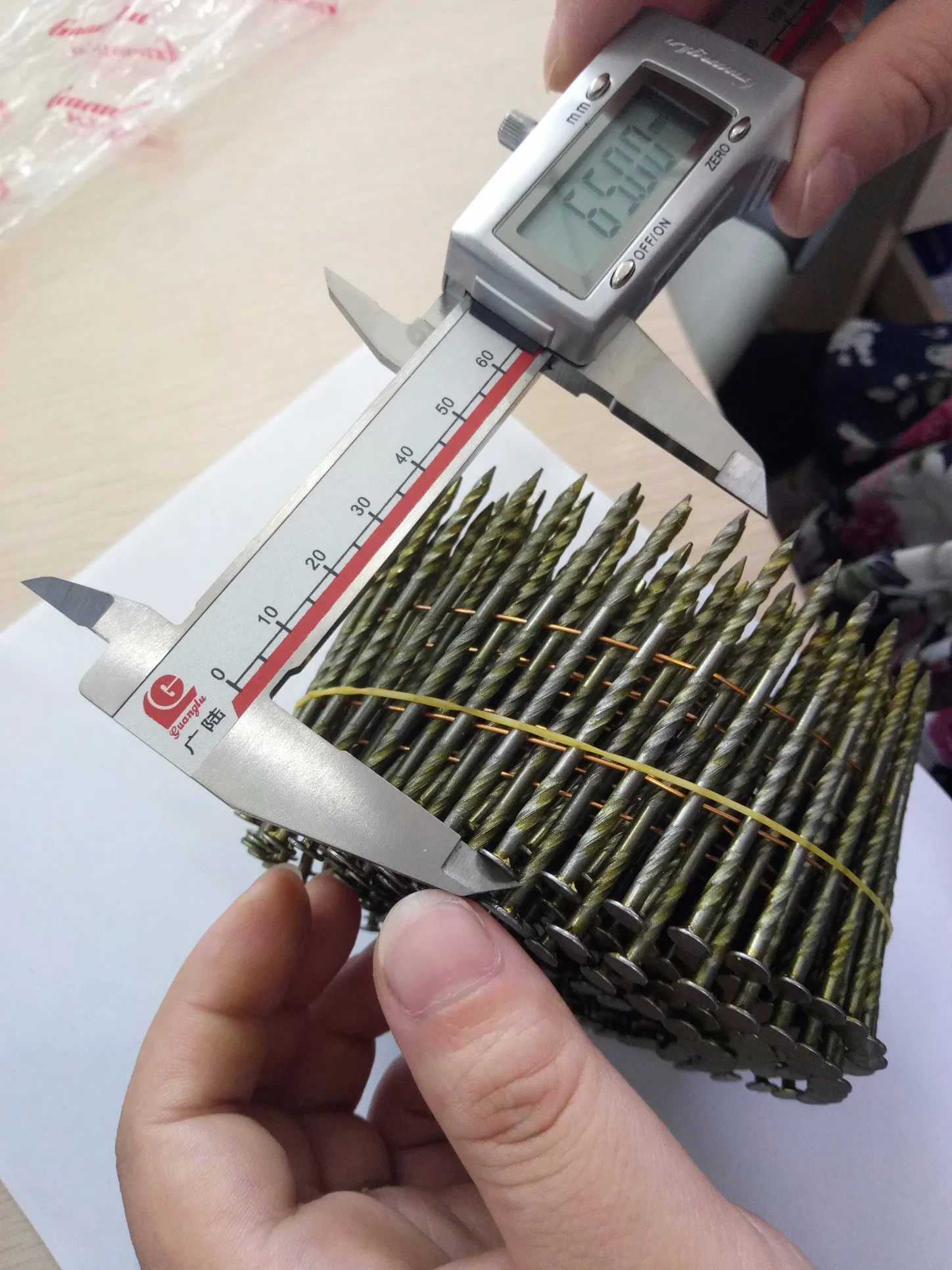 Wire Collated Coil Nail 2.5mm X 65mm for Wooden Pallet