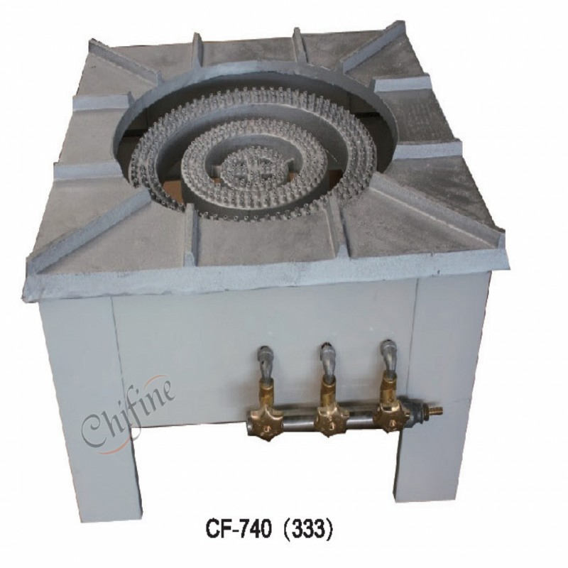 CF490 Kitchen Appliances Restaurant Cast Steel Gas Stoves for Commercial Use