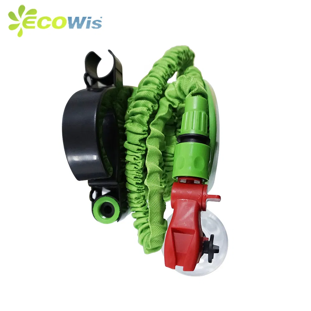 28/410mm Bottle Cap Thread Dilution Ratio 1: 25 Garden Car Wash Foam Sprayer with Expandable Garden Hose Reel