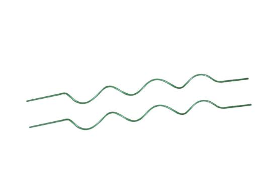 PVC Coated Circular Iron Spiral Wire Stake Climbing Planting Support