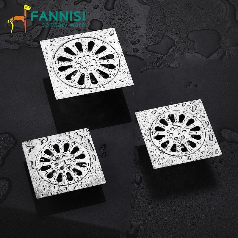 Дренаж для ванной комнаты, напольный, нержавеющая сталь