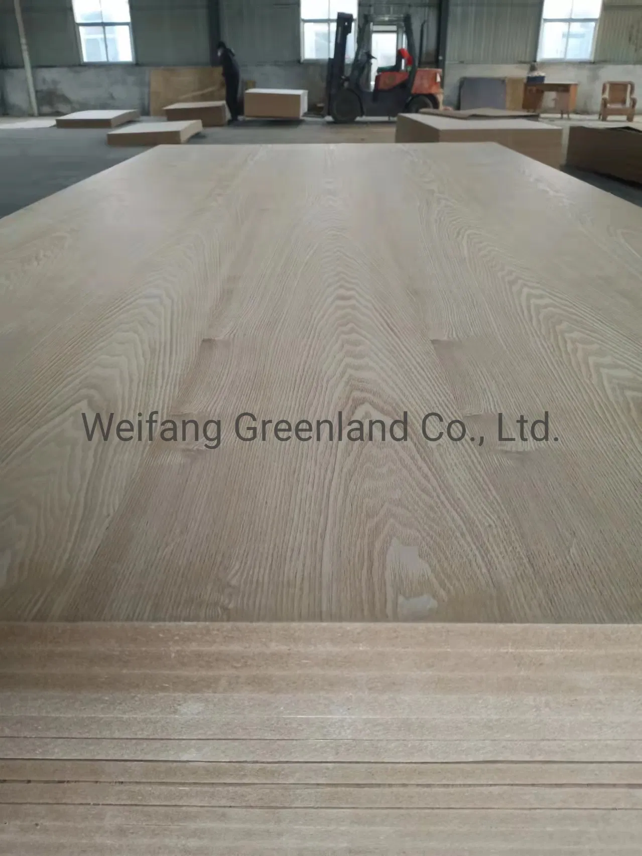 Sapele, Teak, Ash, Cherry, Beech, Teak, Oak Veneer MDF 1220X2440mm Furniture Board