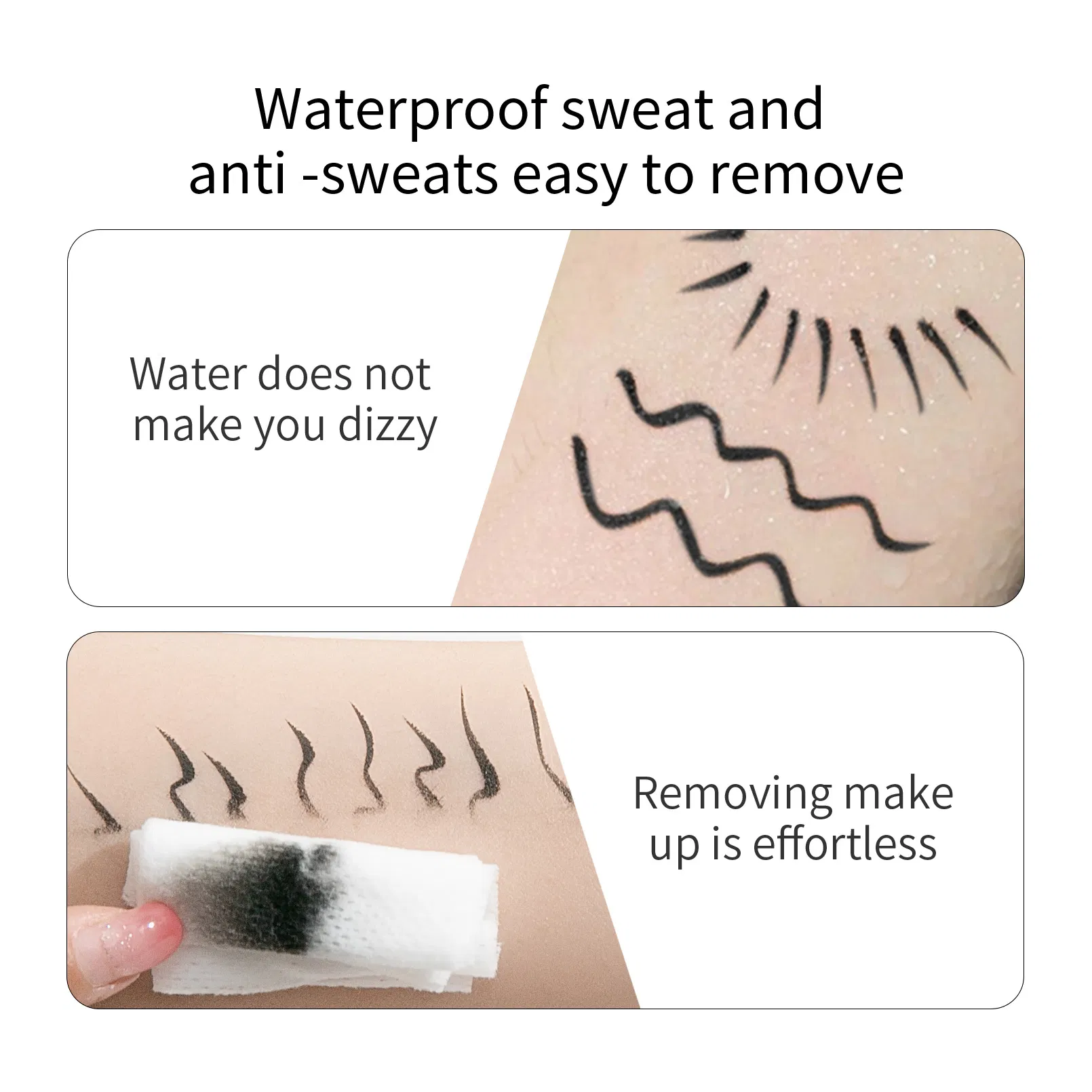 Smudge-Proof Quick-Dry Forming Waterproof Long-Lasting Pen Liquid Eyeliner