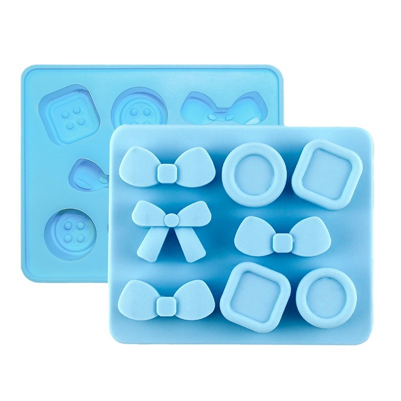 China Manufacturer 8 Cells Lovely Bowknot Shape New Ice Cube Trays