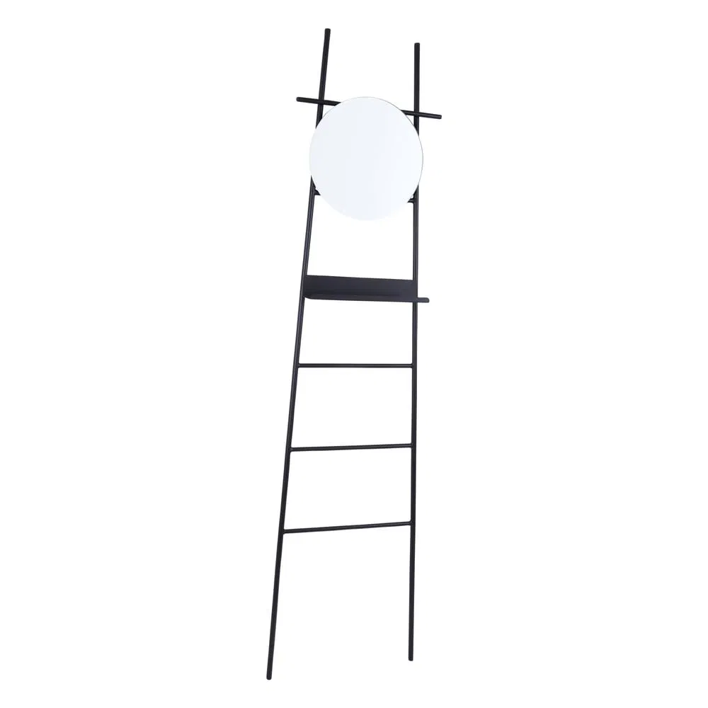 Ladder Mirror with Shelf