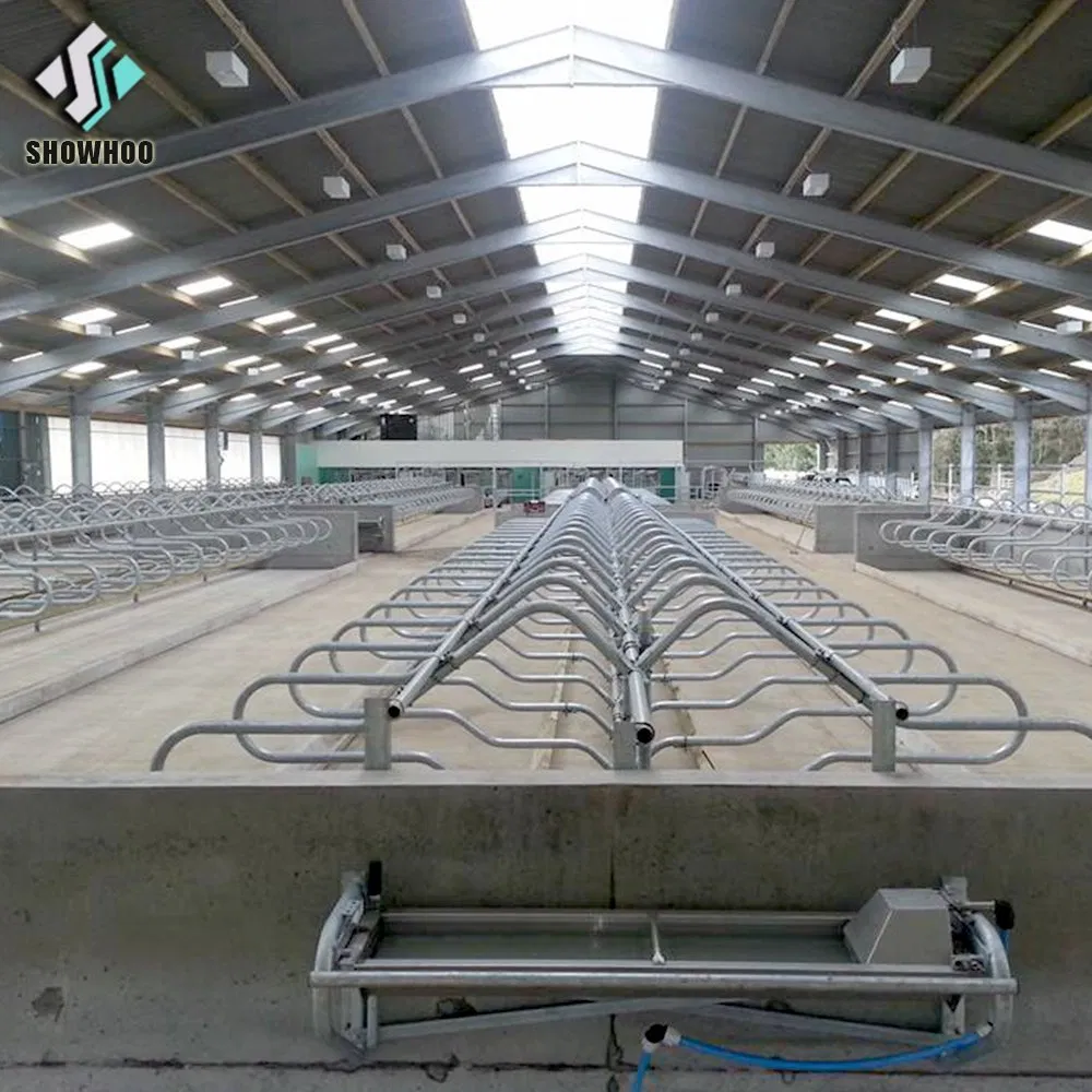 Steel Structure Livestock Barn Design Prefabricated Cow Farm House Building Cattle Shed