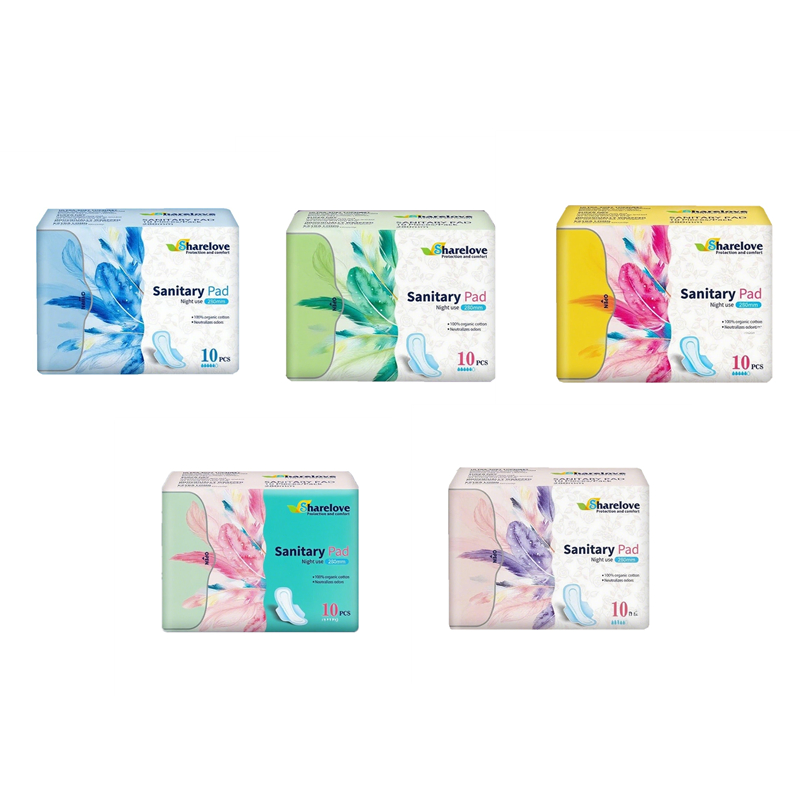 Natural Material Pads Hypoallergenic Sanitary Pads Intimate Care Pads