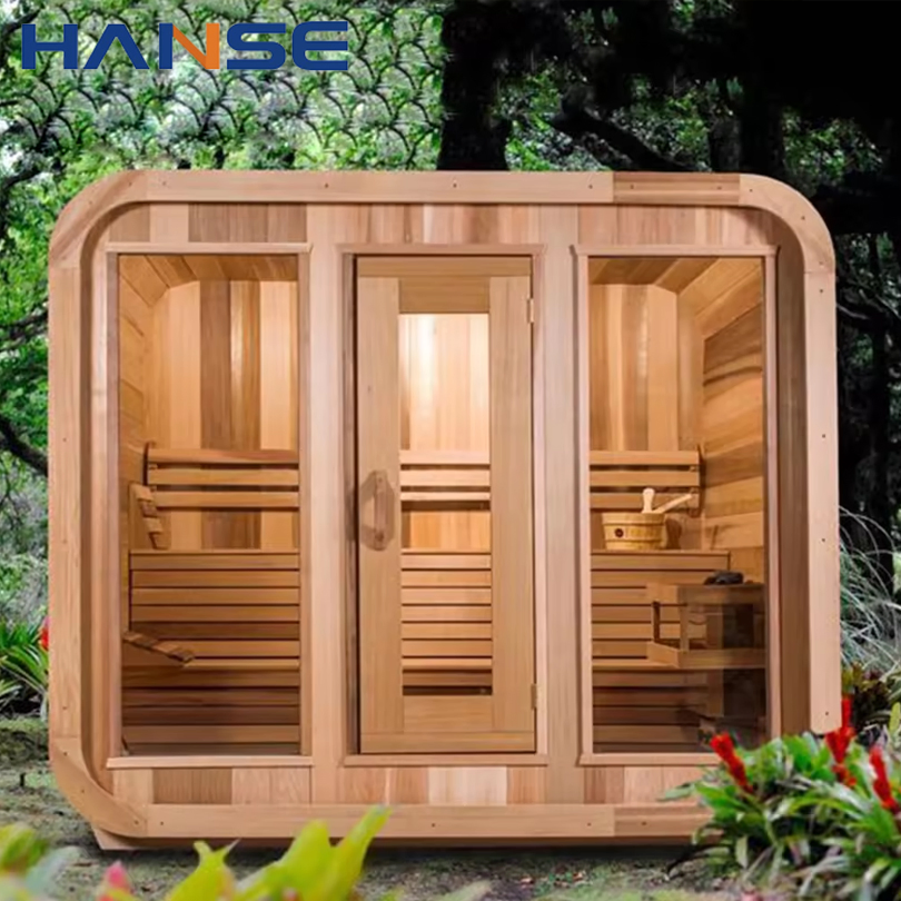 Уличная сауна из красного кедра Modern Design