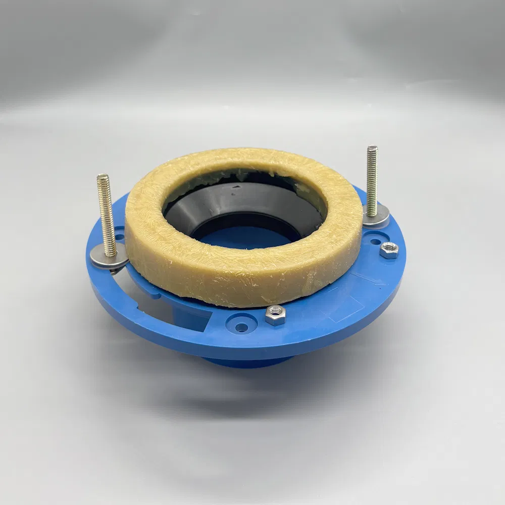 Toilet Repairment Accessories Wax Gasket Construction Fitting 4inch Toilet Floor Flange with Bolt