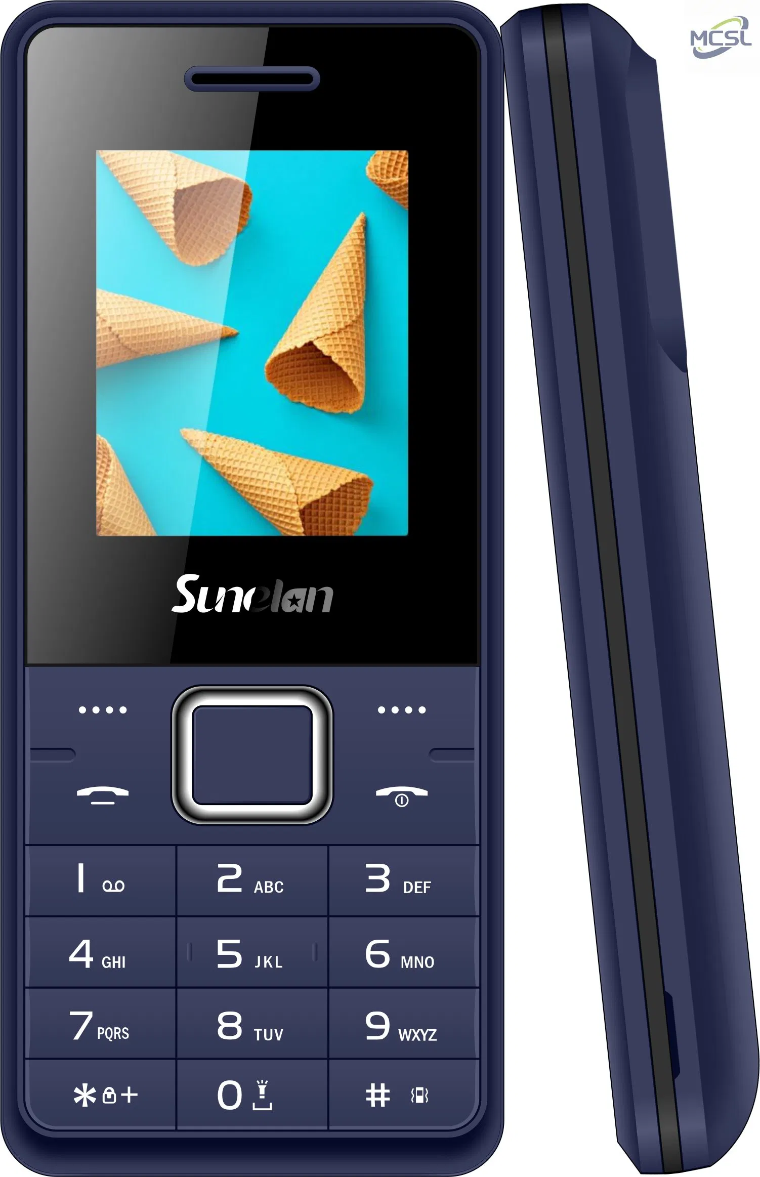 Кнопочный телефон Sunelan S102 с мощным аккумулятором