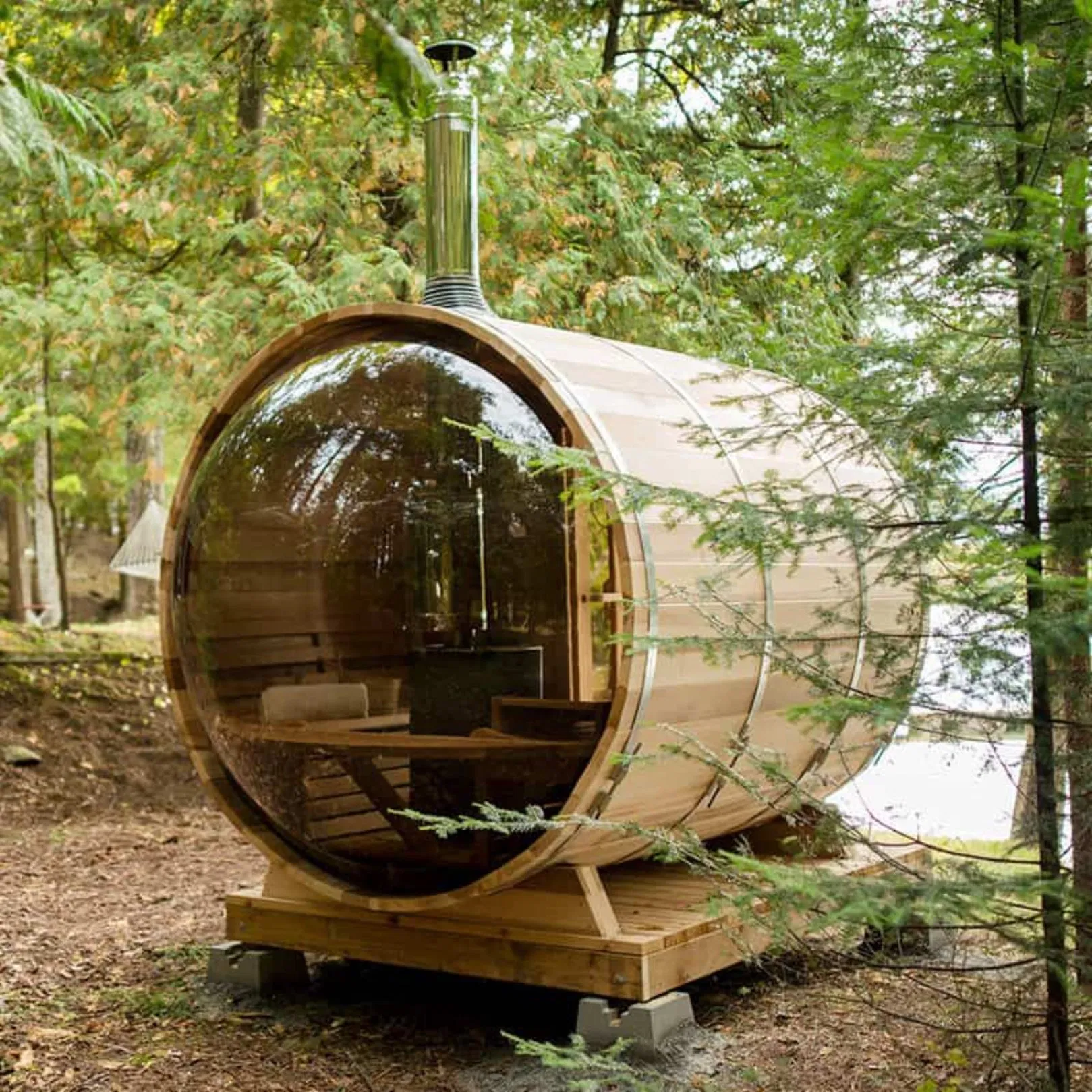 Цилиндрическая сауна Boda для 4-6 человек