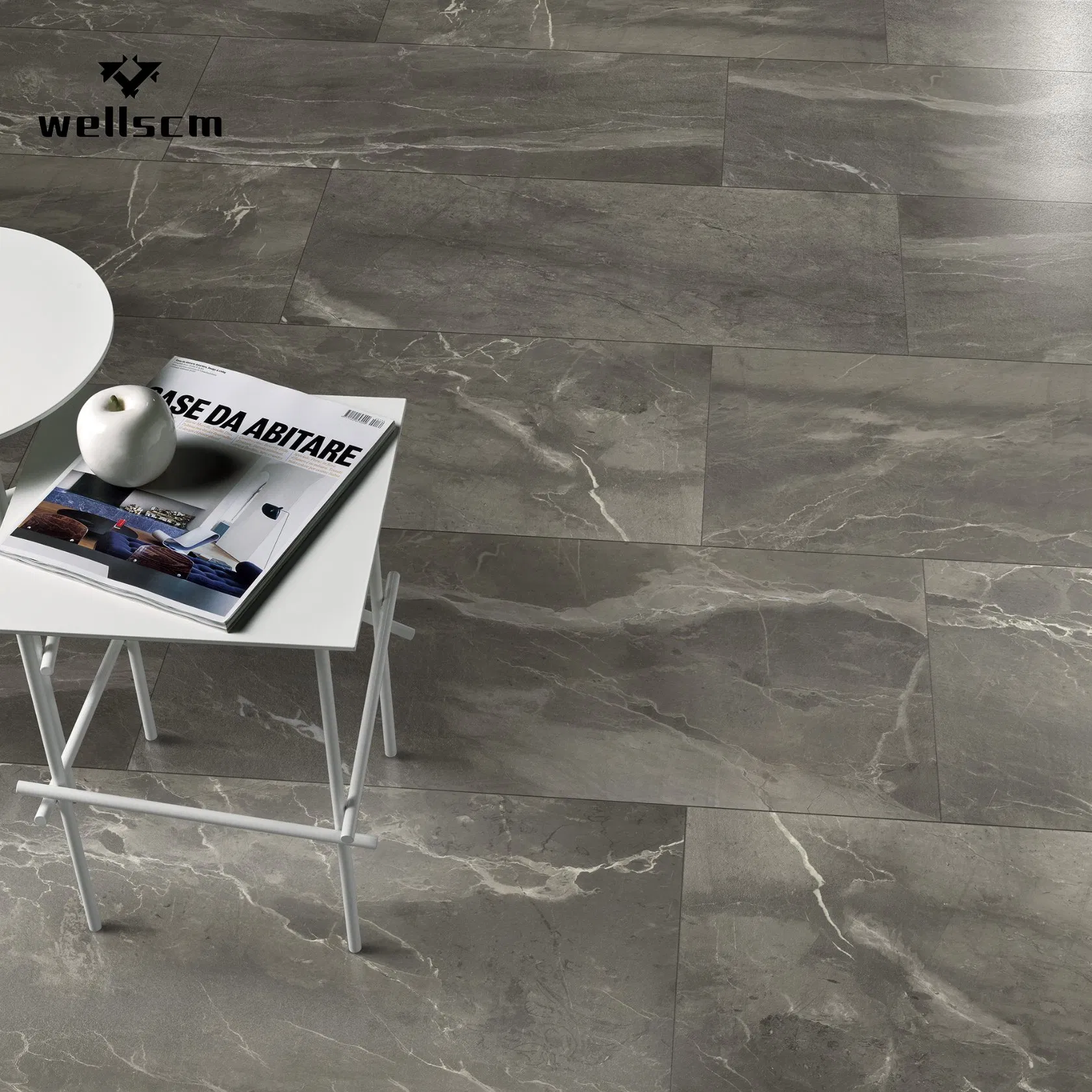 China Glossy White Glazed Marble Price Porcelain Polished Ceramic Floor Tiles 60X60 Impression Marble Ceramic Tiles
