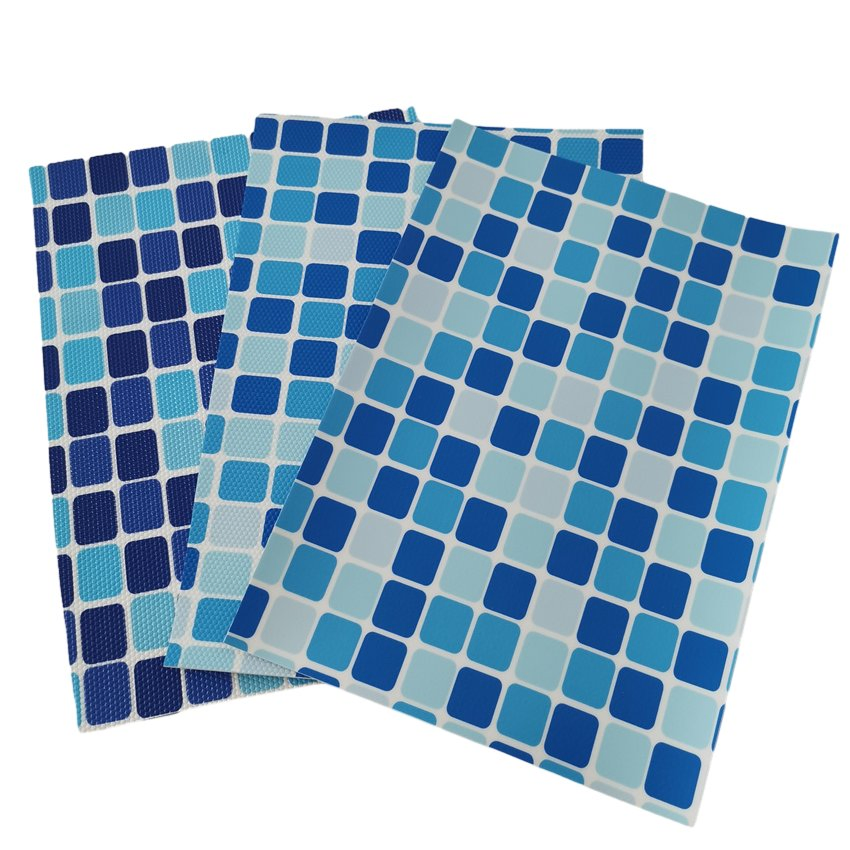 Re-Cut Mosaic Color PVC Coating Water Retention Vinyl Liner for Concrete Swim Pool