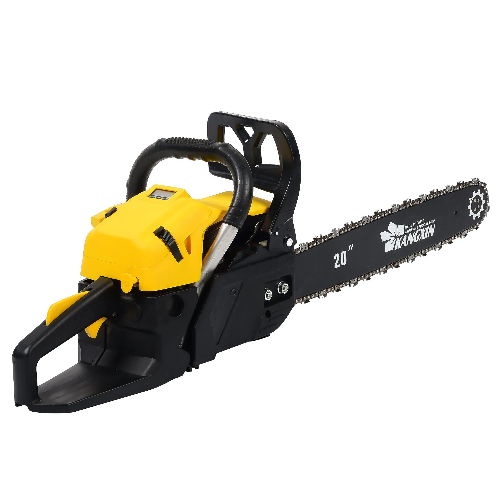 Heavy Duty 58cc Gasoline Chain Saw with 20'' Guide Bar and Chain