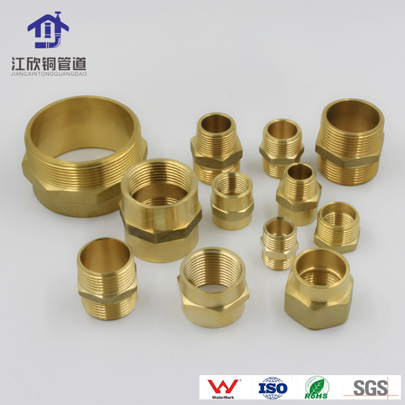 Brass Nut Lead Free Thread Fitting Machine Part Pipe Connection