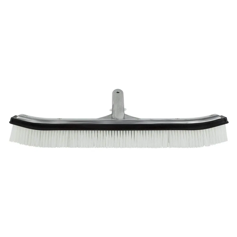 Heavy Duty Aluminum-Back Swimming Pool Wall Brush with Durable Bristles