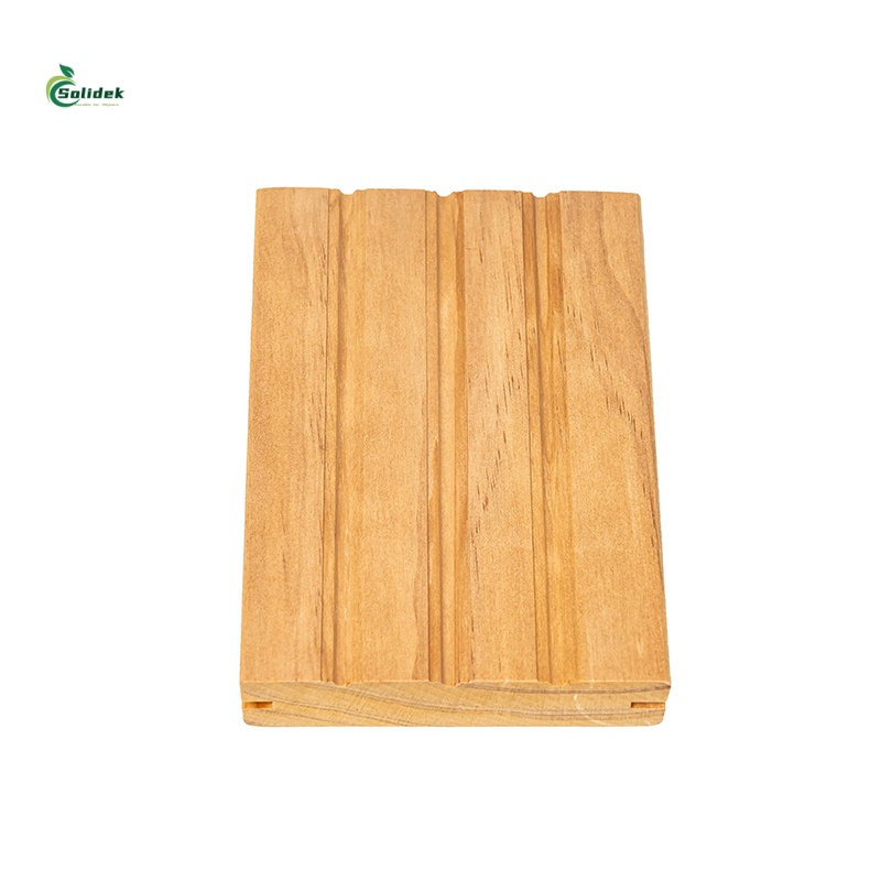 Eco Friendly Beautiful Grain Hardwood Patio Outdoor Solid Wood Flooring