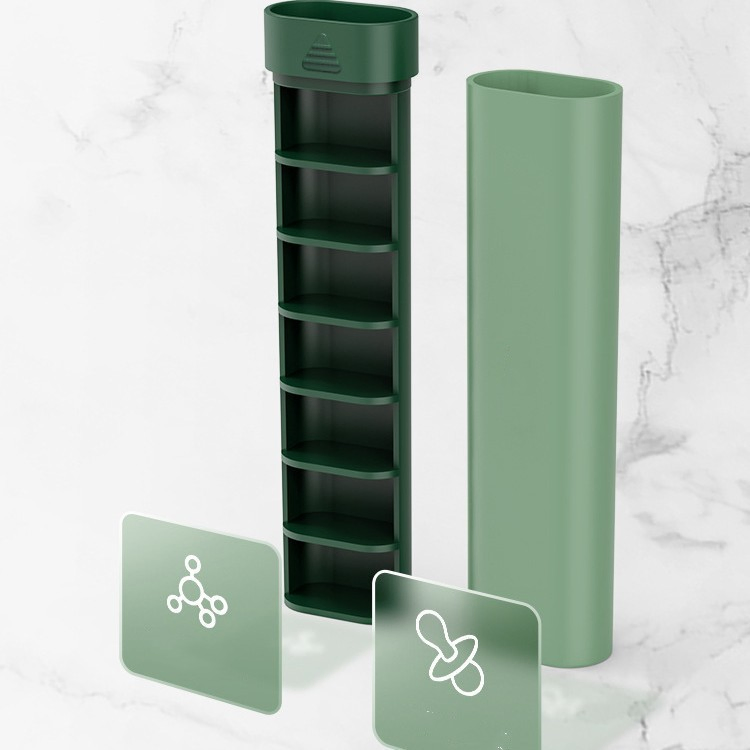 Travel Promotional Portable 7 Days Plastic Compact Pill Box