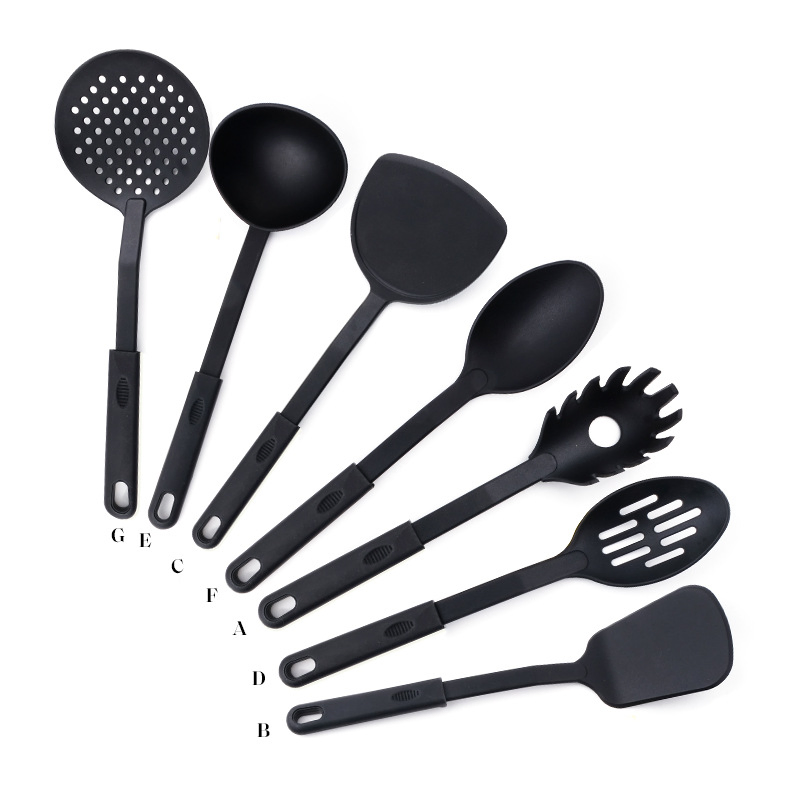 Cheapest Kitchen Cooking Nylon Tool Nylon Spoon Nylon Spatula Whisk