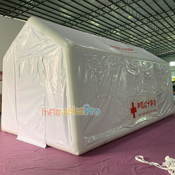 Durable Inflatable Emergency Tent with 0.9mm PVC Tarpaulin