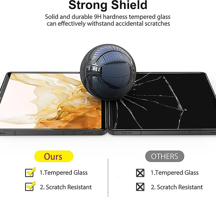 Anti-Scratch Transparent Tempered Glass Screen Protector for Huawei Matepad 11.5 Inch 2023