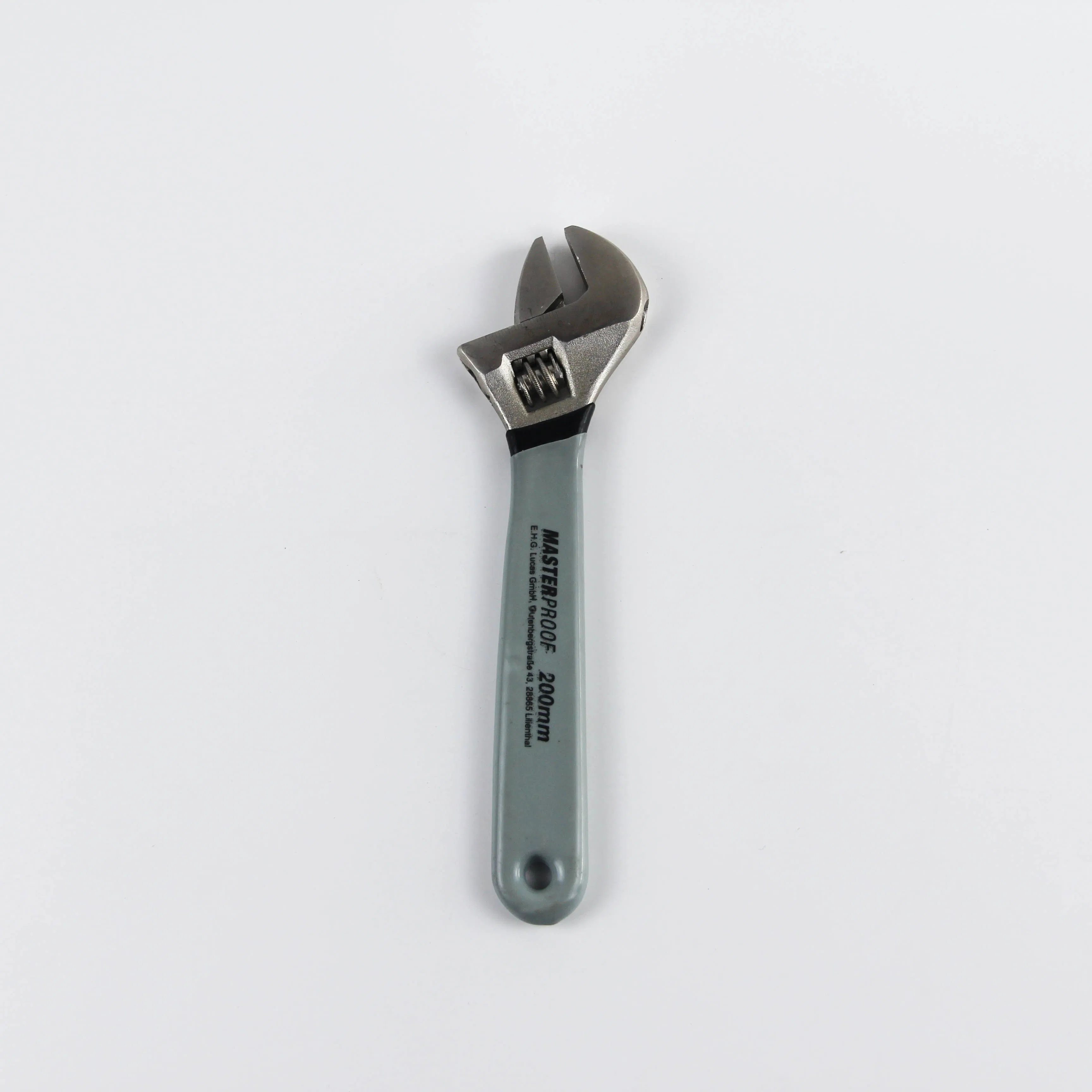 6", 8", Made of Carbon Steel, Without Hanlde, with Scale, One-Hand Operate, Adjustable Wrench