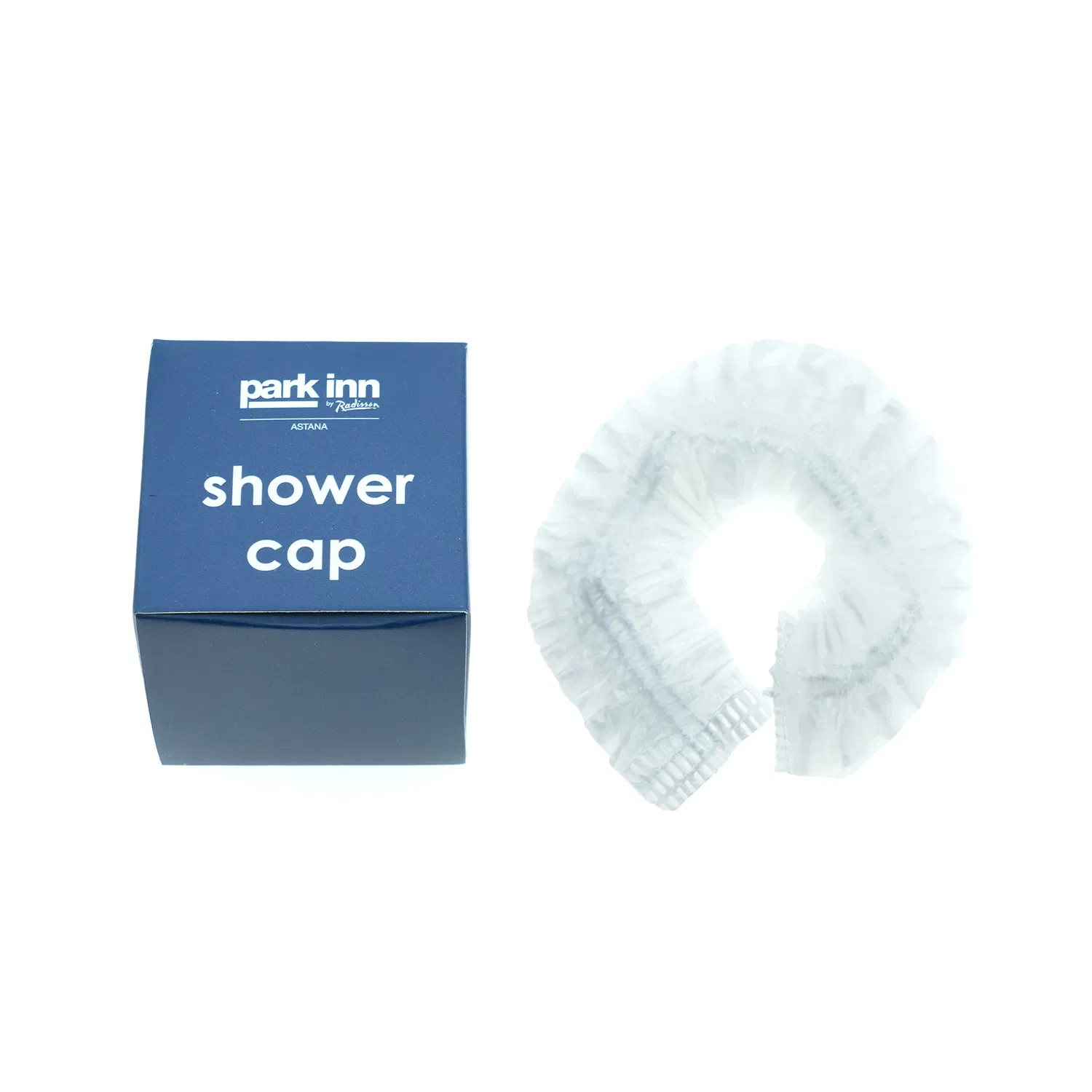 Shower Caps in Kraft Box with Hotel Amenities for Hotel Room