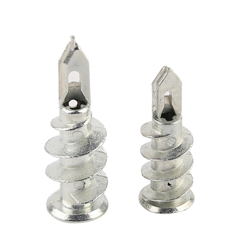 Nylon/Zinc Alloy Easy Drive Threaded Drywall Anchor, Drywall Screw Anchor 13X41