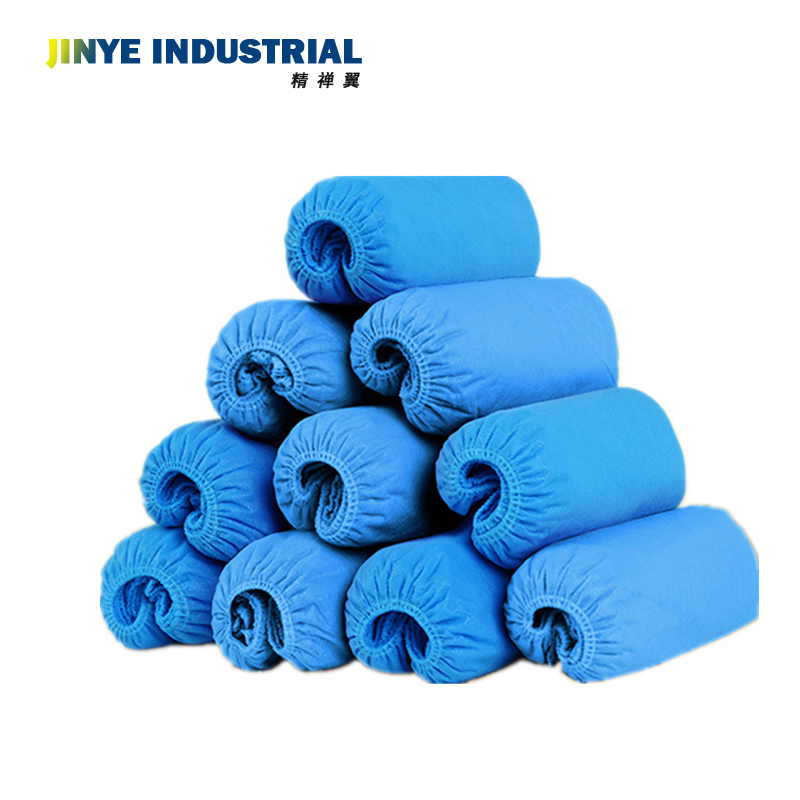 Disposable Non-Woven Fabric Shoe Cover Blue Color