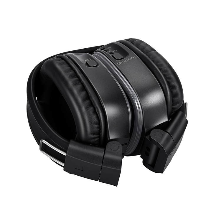 Silent Disco Headphones 3 Channel LED Wireless Party Headset DJ Dance Headphones Hi-Fi Sound