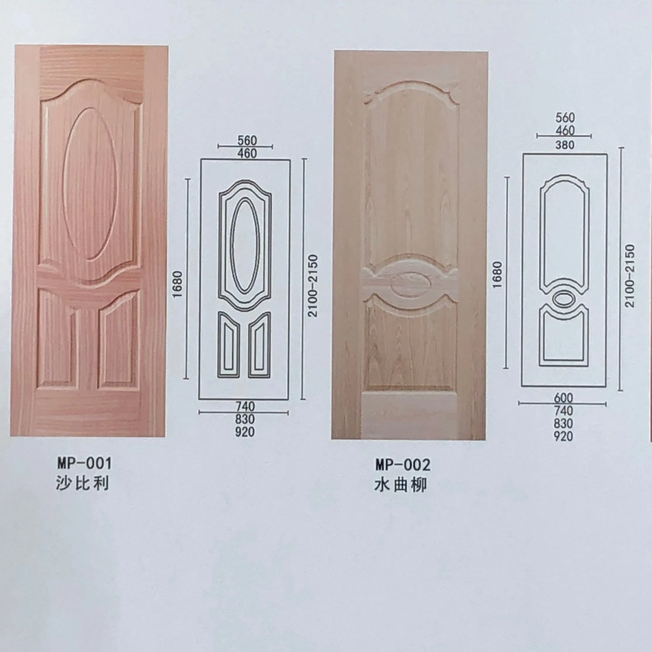 White Primer Door Skin/HDF Door Skin with Factory Price