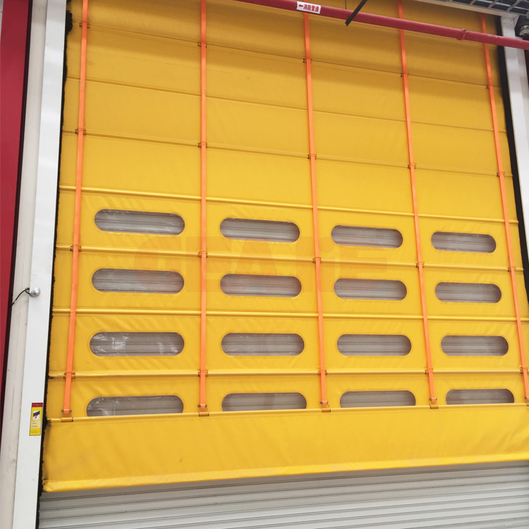 Factory Price Custom Roller Shutter Door PVC High Speed Stacking Door