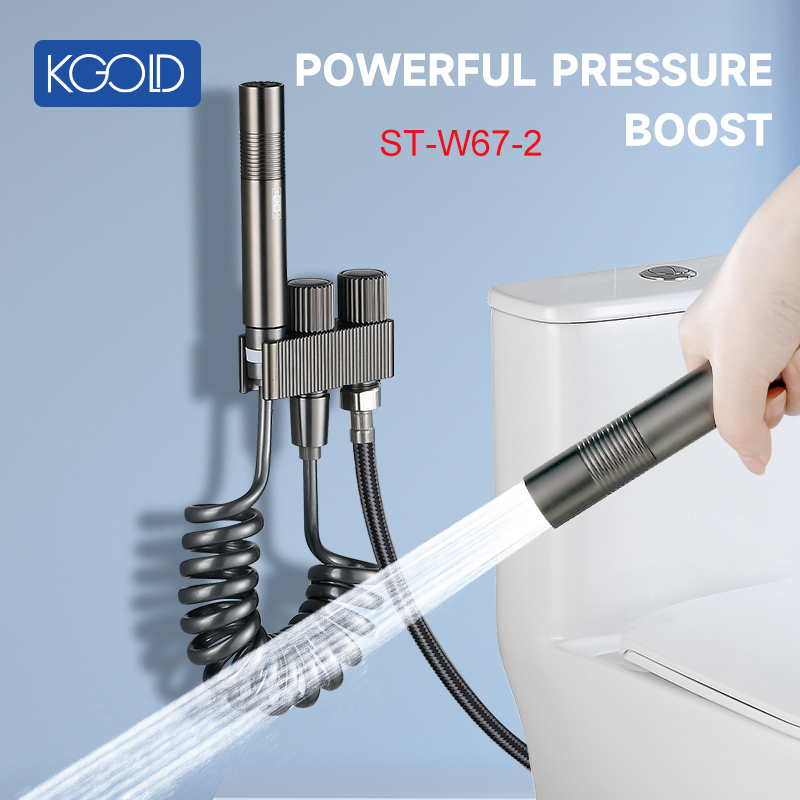 201 Stainless Steel Handheld Fitting Shattaf for Bathroom