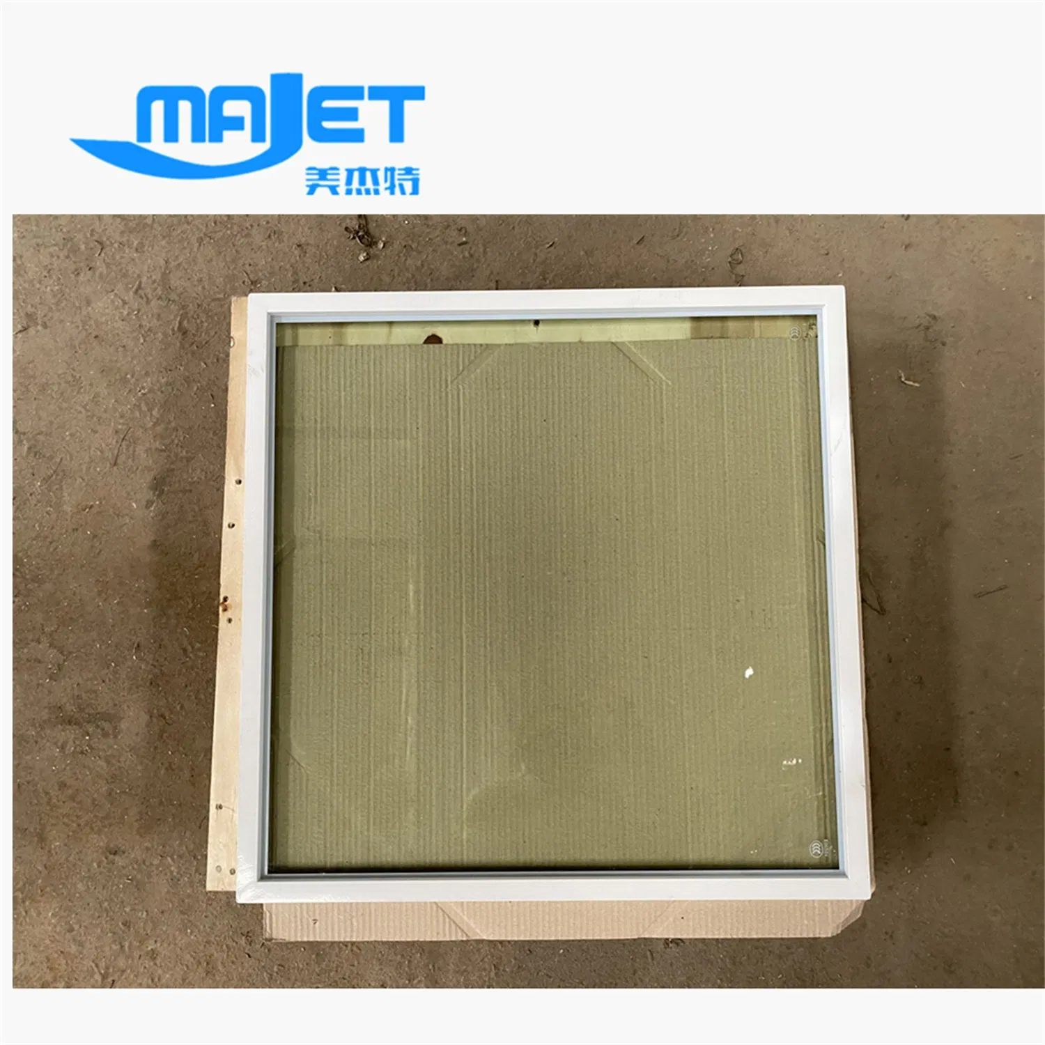 Прозрачная стеклянная панель для фальшпола 600x600 мм