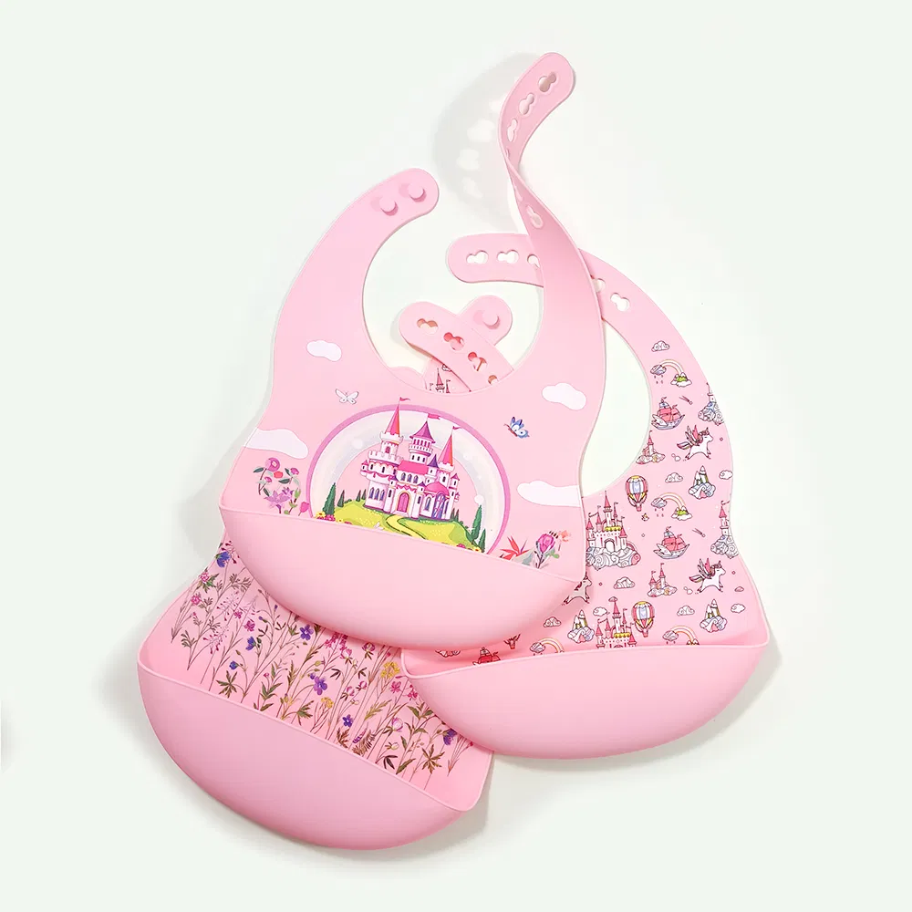 Manufacturer Wholesale Price Custom Logo Pattern Waterproof Animals Baby Bibs