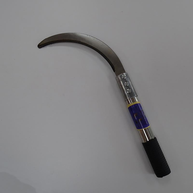 Farm Garden Hand Tools Sickle Knife Agricultural Grass Saw Sickle with Handle