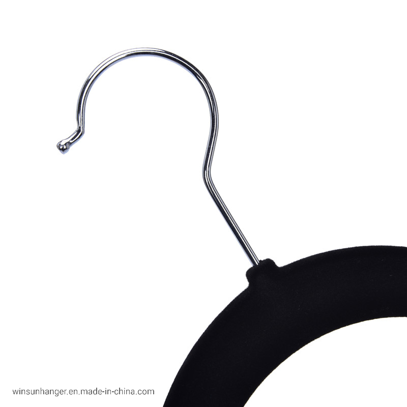 5 Layer Anti-Slip Scarf Flocking Clothes Trouser Plastic Hanger