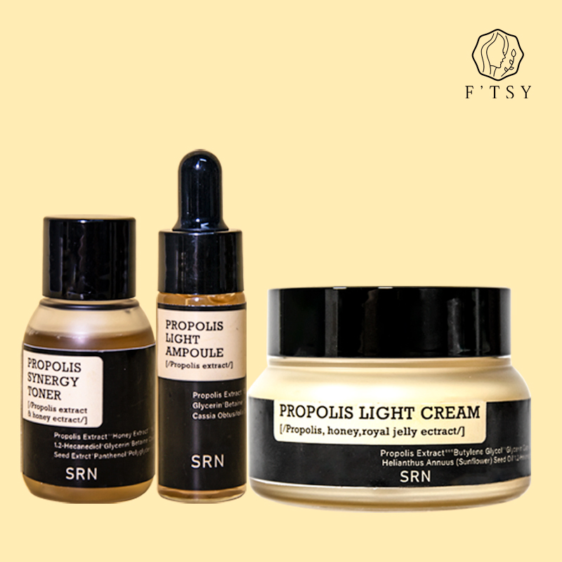 OEM Propolis Ampoule Serum Vitamin C Hyaluronic Acid Whitening Vegan Niacinamide Serum