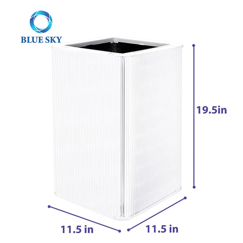 Blue Pure 121 Replacement HEPA Particle and Activated Carbon Filter for Blueair Blue Pure 121 Air Purifier