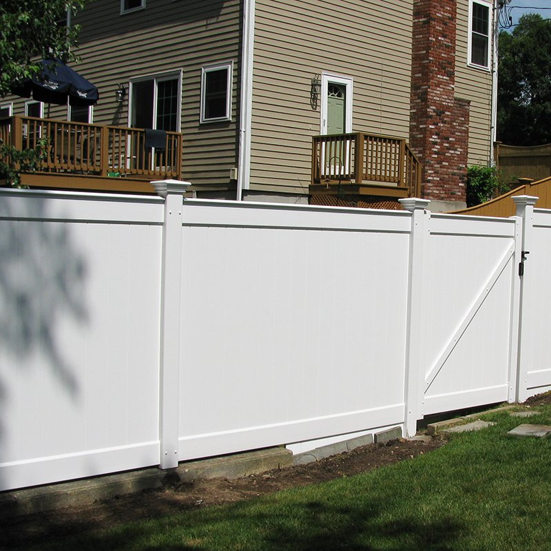 Easy Installation PVC Outdoor Privacy Fencing, Plastic Full Privacy Pool Fencing, Vinyl Garden House Fencing