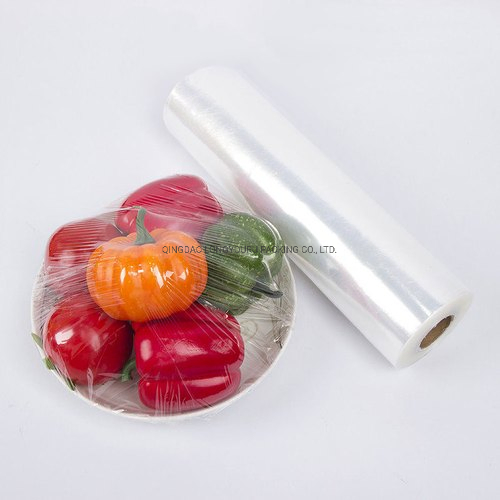 Food Grade Cling Wrap Film Good Stretch PE Cling Food Wrap