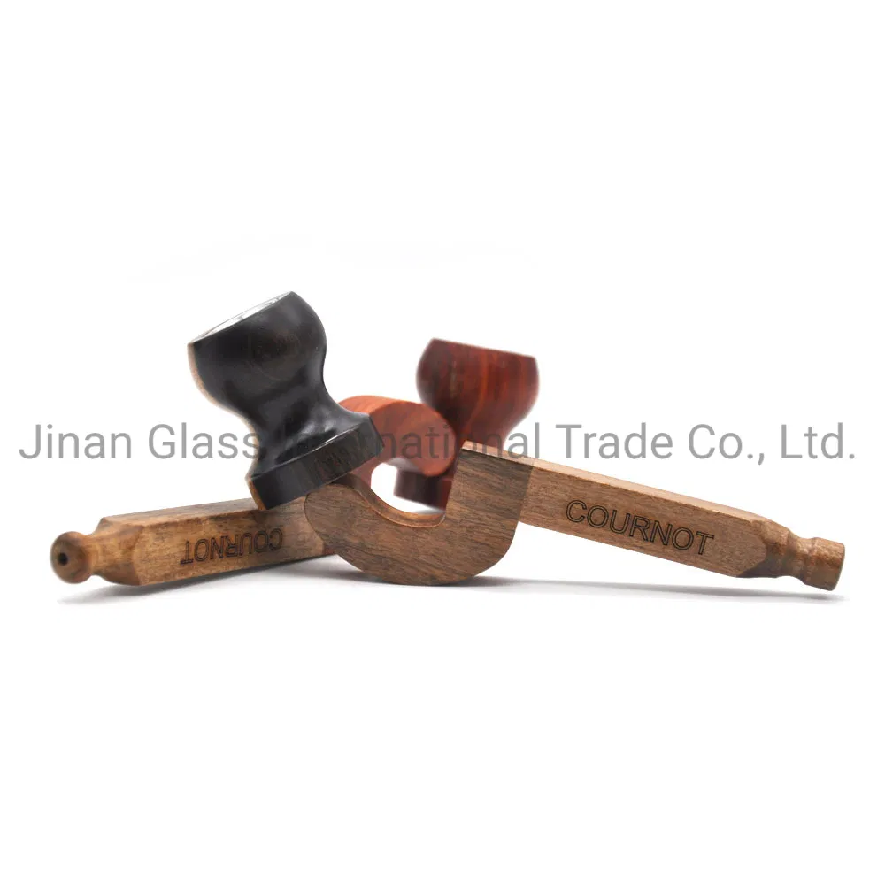 Handmade Wood Pipe Bend Pipe Photinia Wood Pipe Spot