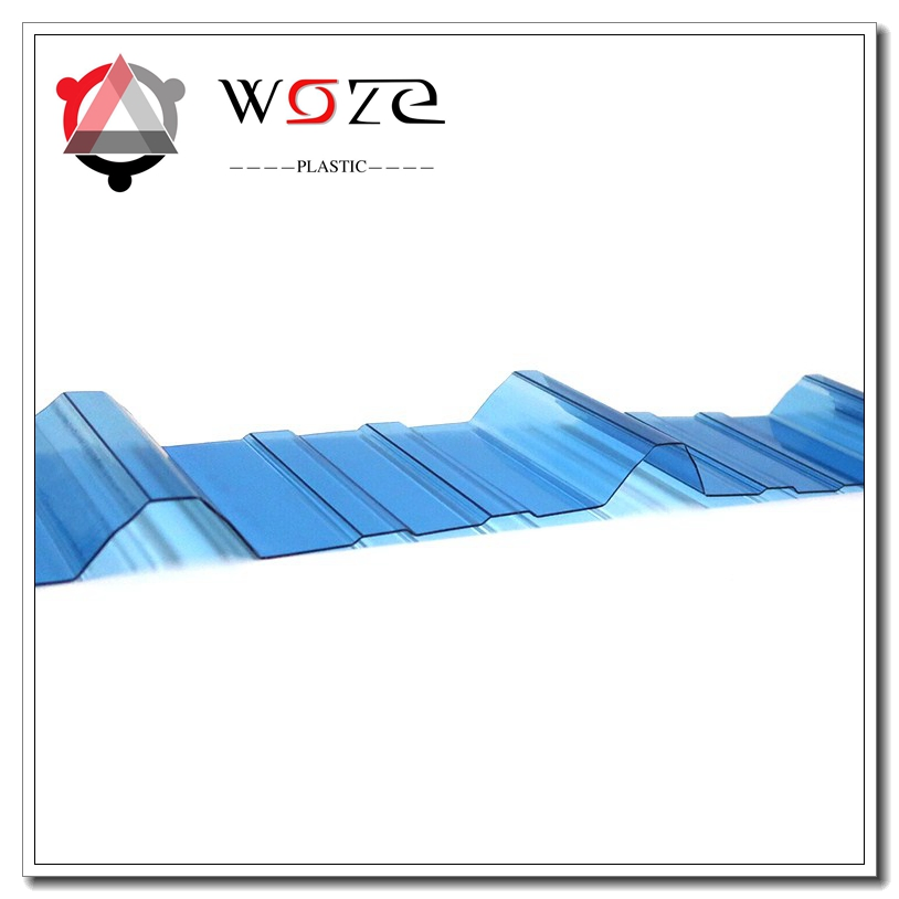 Plastic Roof Panel Weather Resistance Polycarbonate Corrugated Plastic Roofing Sheets